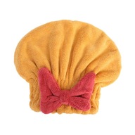 Čiapka na sušenie vlasov uterákom Head Wrap Head Wrap Yellow