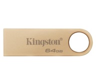 Pendrive Kingston 64GB DataTraveler SE9 G3 220MB/s USB 3.2 Gen 1 złoty