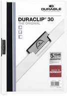 DURABLE Duraclip 30 Skoroszyt A4 teczka zaciskowa na 30 arkuszy, 5 sztuk