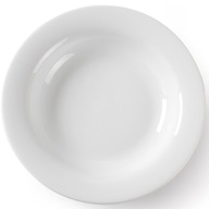 Hlboký tanier na polievku OPTIMA biely porcelán pr.