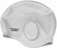 CZEPEK PŁYWACKI SILIKONOWY EAR CAP NA UCHO AQUA