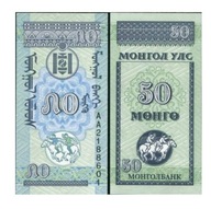 Bankovka 50 Mongo Mongolsko UNC