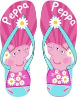 ZÁHRADNÉ BAZÉNOVÉ ŽABKY PRASIATKO PEPPA PIG PAPUČE PENOVÉ ŽABKY 28/29