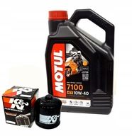 Originálny OLEJ MOTUL 7100 4L 10W40  FILTER KN204 HONDA YAMAHA Kawasaki !