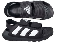 ADIDAS ALTASWIM 2.0 C ID2839 SANDAŁY SANDAŁKI DZIĘCIĘCE CZARNE NA RZEPY