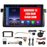 RADIO SAMOCHODOWE 2 DIN ANDROID 13 BMW E46 ANDROID AUTO CARPLAY 2GB/64GB