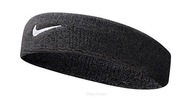 Frotka tenisowa na głowę Nike Swoosh Headband czarna