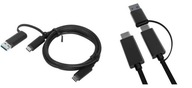 MicroConnect USB-C kabel with a USB 3.0 A adapter