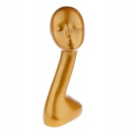 Elegantná zlatá hlava figuríny vlasov