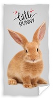 Ręcznik 70x140 bawełniany królik zając bunny kąpielowy domowy na basen