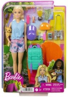 OUTLET - Barbie Malibu na kempingu. Lalka z