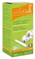 SilverCare Ekologické tampóny Super Plus mäkké absorpčné ekologické 14ks