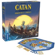 CATAN ODKTRYWCY I PIRACI ROZSZERZENIE DODATEK TOWARZYSKA GRA PLANSZOWA