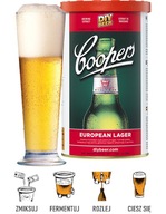 Brewkit piwo domowe 23l EU LAGER ekstrakt chmiel słód + drożdże do piwa