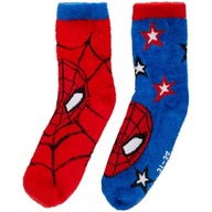 Ponožky Ponožky Zateplené Froté Protišmykové Spiderman 2v1 23/26