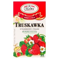 Malwa Herbatka owocowa o smaku truskawkowym 40 g