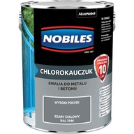 Nobiles Chlorokauczuk Szary Stalowy 5L RAL7046