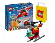 LEGO City 60318 Helikopter strażacki + TORBA PAPIEROWA LEGO GRATIS