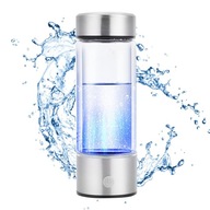 Filtračná fľaša Bedee Generátor vodíkovej vody 420ml 0,42 l strieborná/sivá