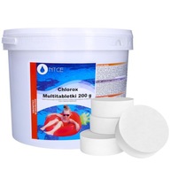 10w1 Chlor tabletki do basenu multifunkcyjne 5kg 200g do chemia basenowa