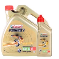 Olej silnikowy Castrol POWER 1 RACING 4T 10W-40 4L +1L| silnik czterosuwowy