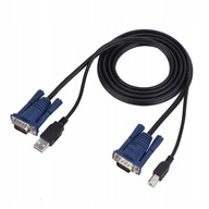 Kabel przełącznika KVM 1,4 m USB 2.0