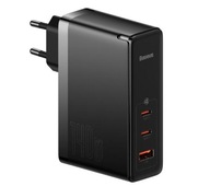 Ładowarka sieciowa Baseus GaN5 Pro 2xUSB-C + USB 140W 2x USB-C + USB Czarna