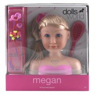 DOLLS WORLD 08730 STYLINGOVÁ HLAVA MEGAN