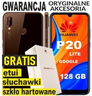 Telefon HUAWEI P20 Lite 4 GB/128 GB LTE czarny GWARANCJA AKCESORIA IDEAŁ