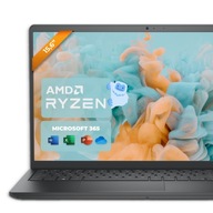 Duży laptop Dell Vostro 15 Ryzen 5 |15,6" 1920x1080| SSD NVMe | Win11+MO365