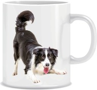 Kubek BORDER COLLIE na prezent 330ml + kartonik