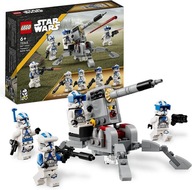 LEGO STAR WARS ZESTAW BITEWNY ŻOŁNIERZE-KLONY Z 501. LEGIONU (75345) KLOCKI