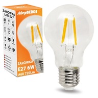 Żarówka LED E27 Filament A60 6W Neutralna 4500K