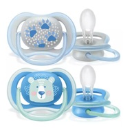 Avent 2x SMOCZEK Ultra Air 6-18m etui sterylizator