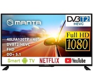 Smart TV 40" Manta 40LFA120TP DVB-T2 3 LATA GWARANCJI ! PROMOCJA HIT CENA