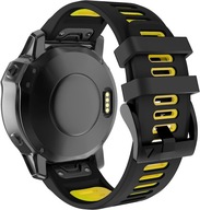 SILIKONOWY PASEK DO ZEGARKA GARMIN FENIX 5 CZARNY