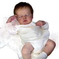 Reborn Baby Silicone 49cm Látkové telo