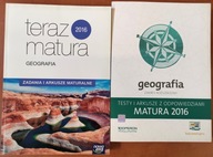 GEOGRAFIA MATURA TESTY I ARKUSZE OPERON + TERAZ MATURA ARKUSZE ERA(UŻYWANY)