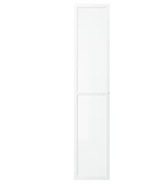 IKEA OXBERG Sklenené dvere biela 40x192 cm