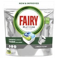 Fairy Platinum All in One kapsule do umývačky riadu 70ks