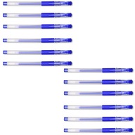 Guľôčkové pero gélové 0,5mm Donau modré 12ks