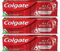Colgate MAX WHITE Luminous zubná pasta 3x75 ml