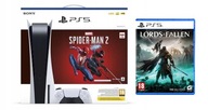 Sony PlayStation 5 z napędem 2 Gry Spider-Man 2 + Lords of the Fallen
