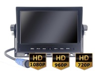 Monitor 4ch AHD 7" z funkcją nagrywania DVR