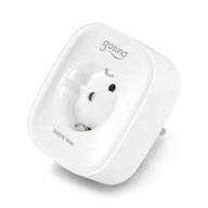 Tuya - inteligentne gniazdko WiFi z pomiarem energii - 2xUSB - białe