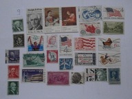 USA - zestaw znaczków nr 9 - 28 sztuk kasowane