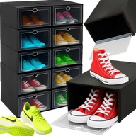 10 DB-OS CIPŐSDOBOZ RENDSZEREZŐ SZETT FEDÉLLEL SZEKRÉNY POLCOS SZEKRÉNY