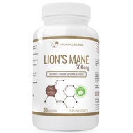 Lions Mane 500mg Soplówka jeżowata PAMIĘĆ STRES