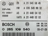 control unit ESP Mercedes-Benz E W211 2005 A2115405845