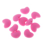 10 sztuk gryzak dla niemowląt silikonowy gryzak do żucia różowy